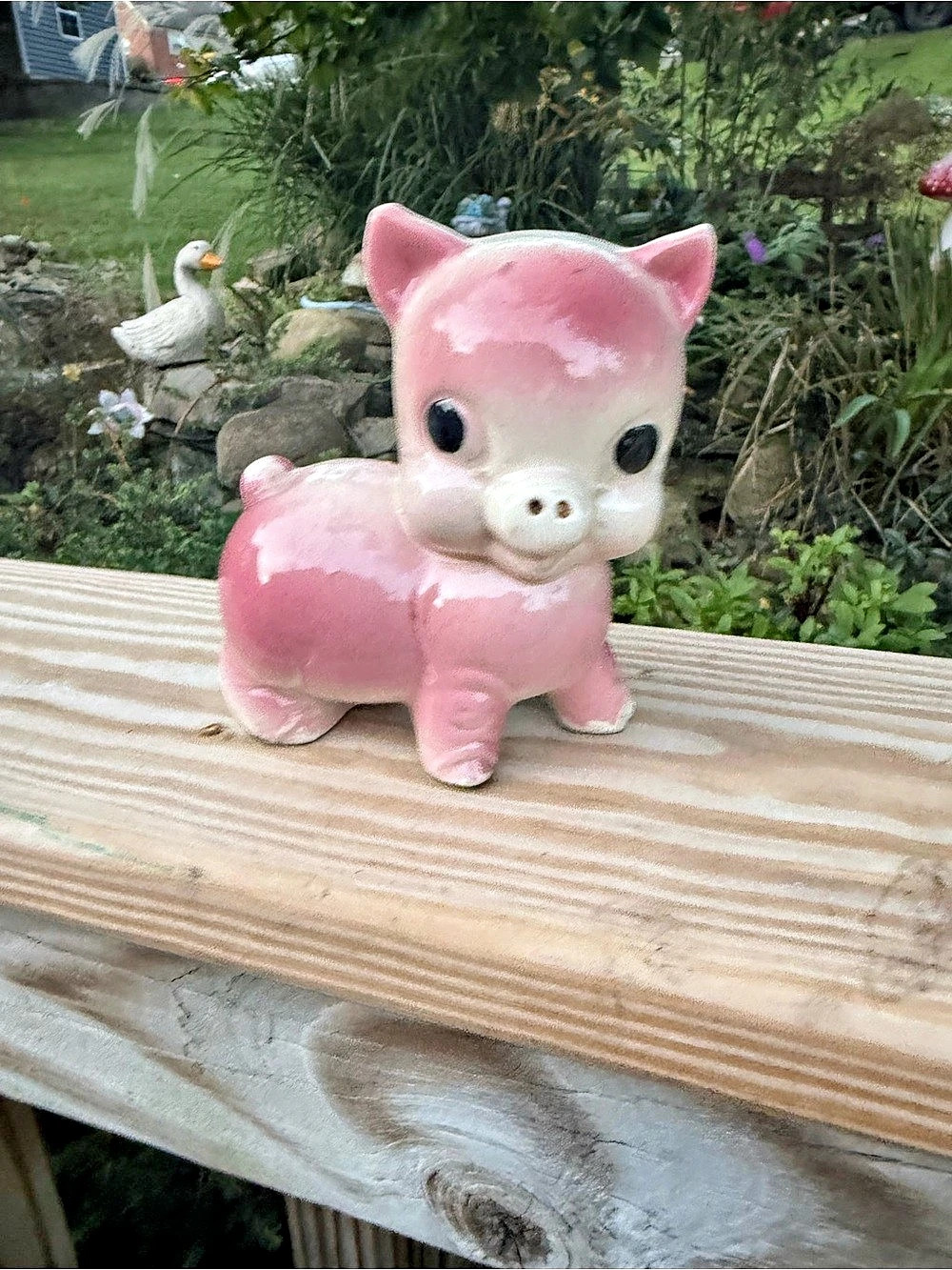 VTG 1945 REMPEL Chubby the Pig figurine pink vintage 1950-70 piglet